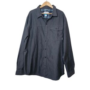 Columbia Omni-wick Men's Gray Button Down XL